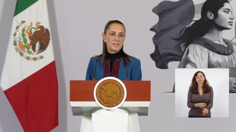 Responde Sheinbaum a Marine Le Pen, aspirante en Francia