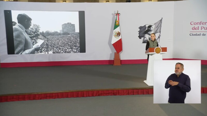 Destacan Sheinbaum y AMLO legado democrático de Cárdenas