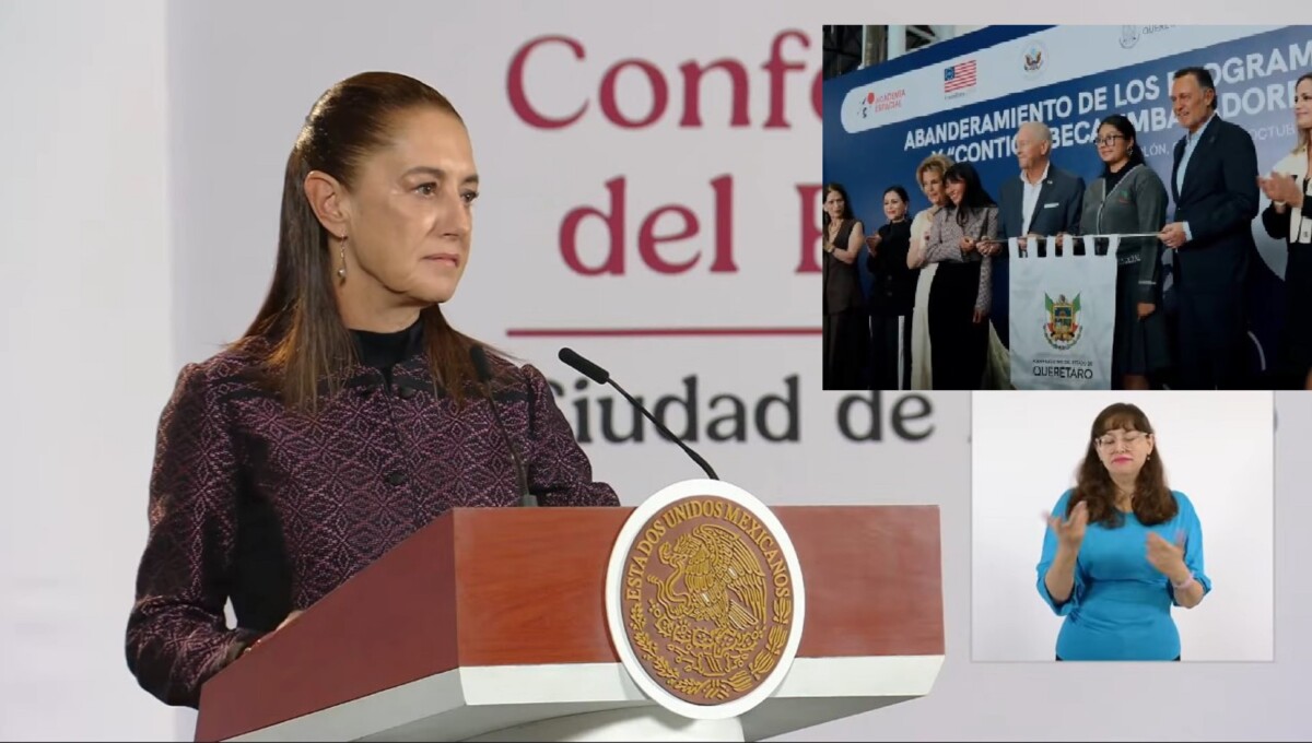 Critica Sheinbaum entreguismo de Kuri con embajador de EU