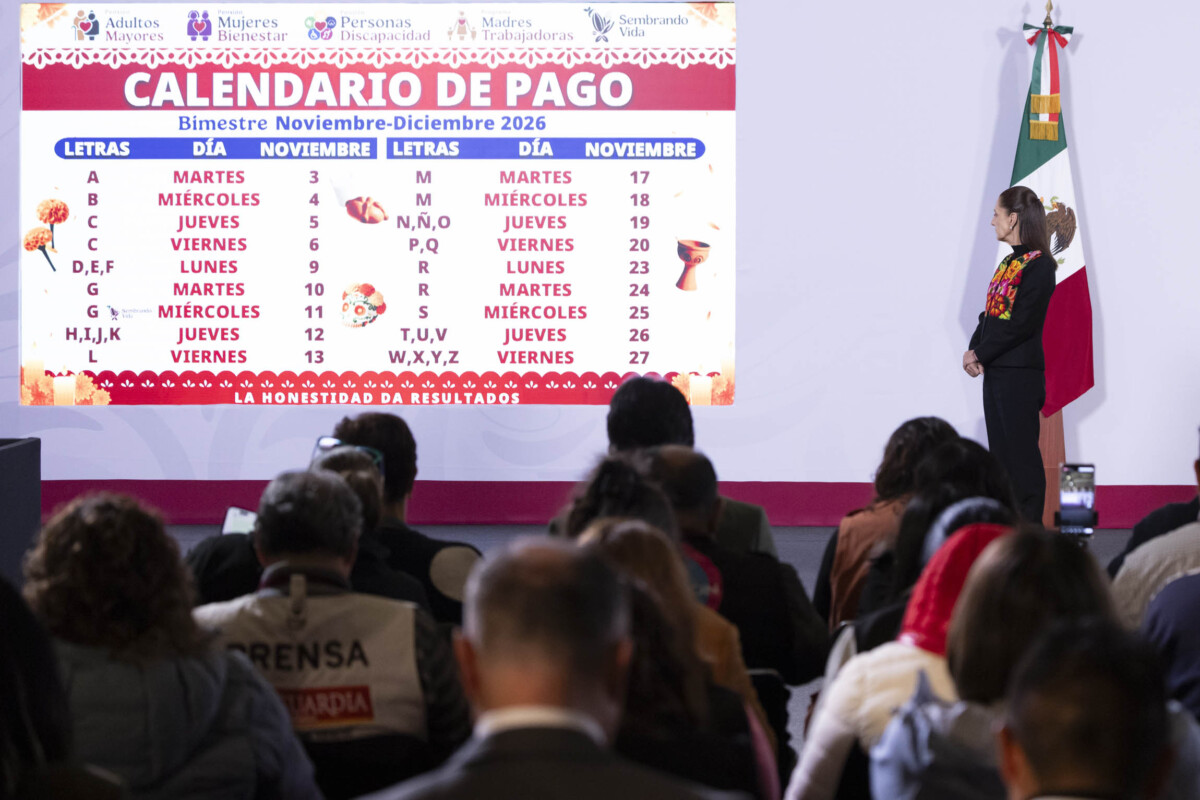 Anuncian dispendio de becas y pensiones para último bimestre