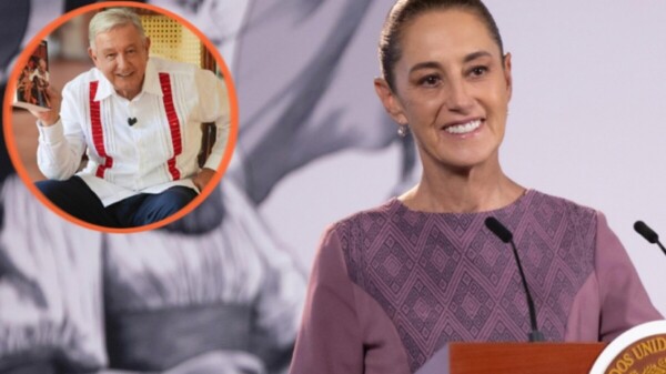 Sheinbaum agradece dedicatoria de AMLO; “ayer estaba volando”