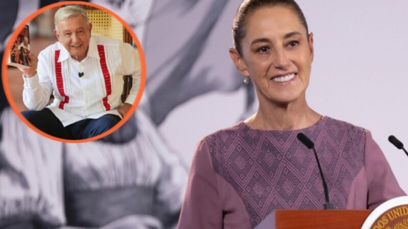 Sheinbaum agradece dedicatoria de AMLO; “ayer estaba volando”