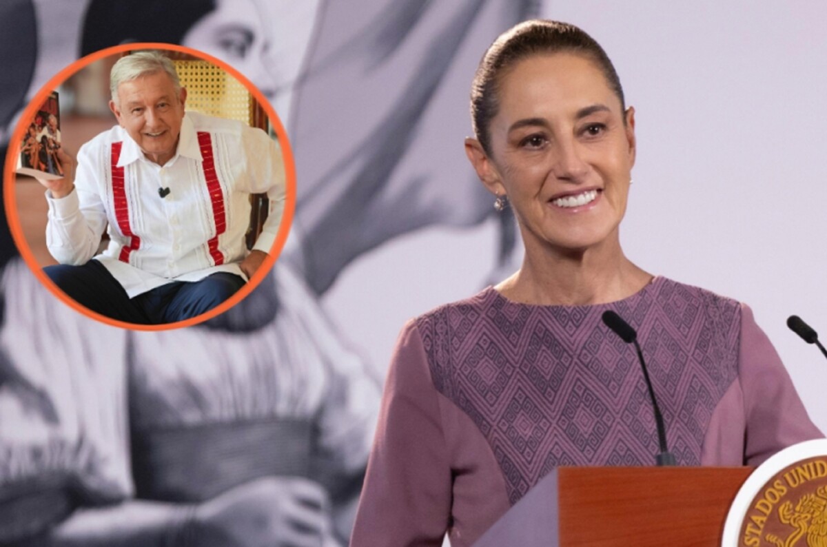 Sheinbaum agradece dedicatoria de AMLO; “ayer estaba volando”