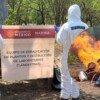 Aseguran 100 kilos de metanfetamina y desmantelan laboratorio clandestino en Sinaloa