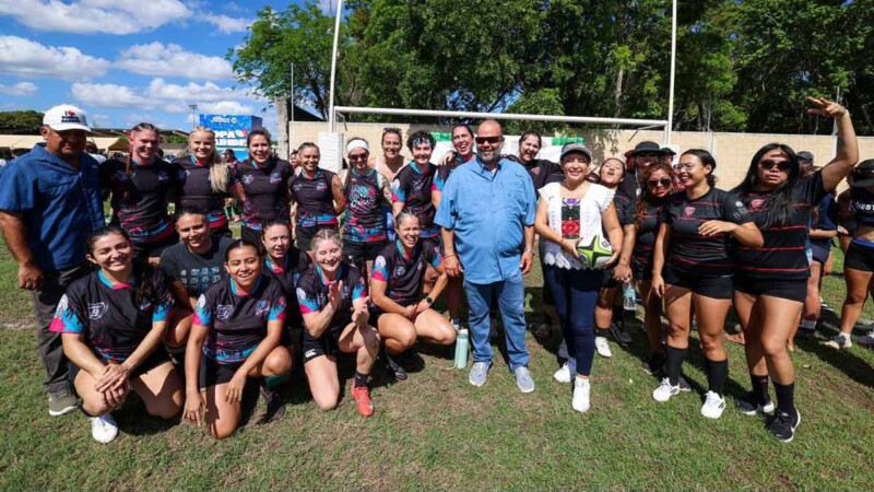 Se fortalece turismo deportivo en Puerto Morelos con la Copa Caribe de rugby femenil