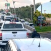 Manifestación de transportistas colapsa tráfico en el bulevar Colosio de Cancún 