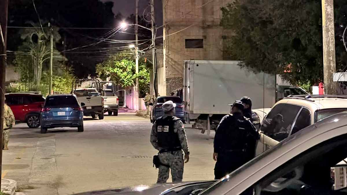Catean vivienda en la SM 23 de Cancún por investigación de trata de personas