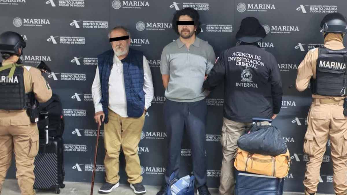 Detienen a cuatro personas en el AICM y aseguran más de 47 kilos de presuntas drogas