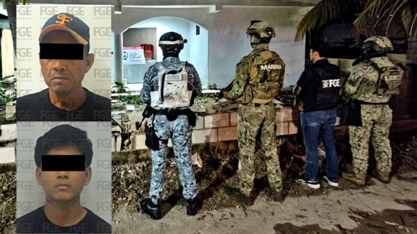 Detienen a dos hombres por presunto narcomenudeo durante cateos en Cancún y Playa del Carmen