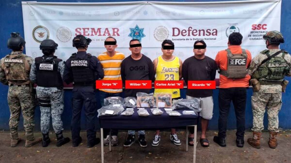 Detenidos por narcomenudeo son señalados ahora por diversos robos en Cancún