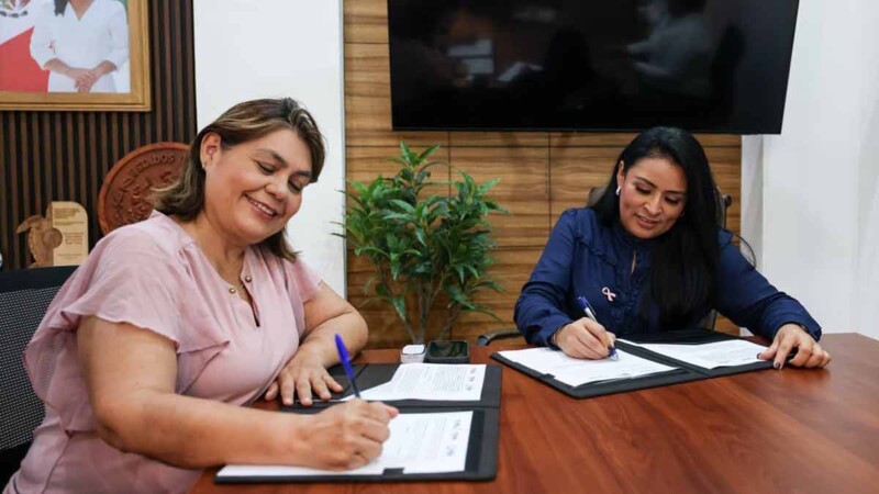 Firma Blanca Merari convenio de colaboración con Fundación Aitana
