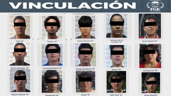 Vinculan a proceso en Cancún a "combo" de 15 presuntos narcomenudistas