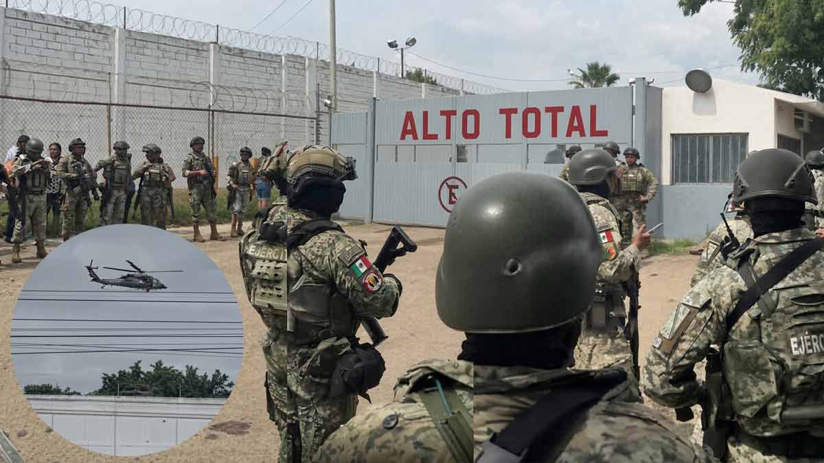 Despliegan Ejército y Guardia Nacional tras motín en penal de Mazatlán que dejó 10 muertos