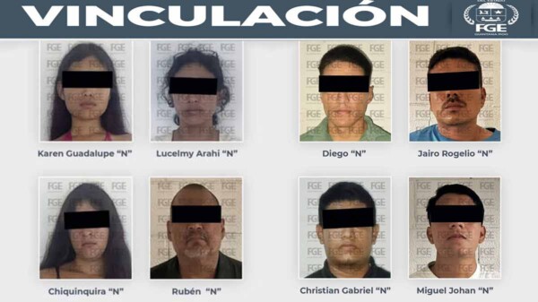 Vinculan a proceso a ocho presuntos narcomenudistas en Cozumel 