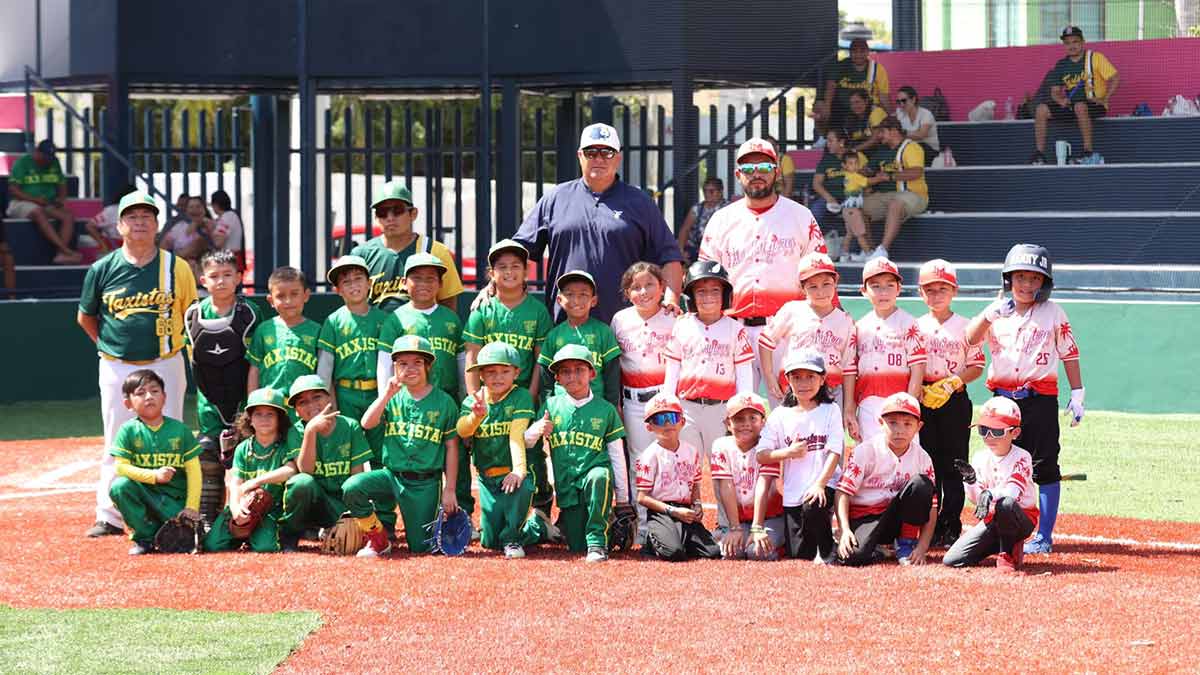Gobierno Municipal fortalece el semillero de talentos del béisbol infantil en Isla Mujeres