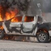 Operativo desata bloqueos y quema de vehículos en el oriente de Morelos