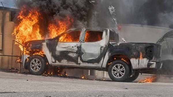 Operativo desata bloqueos y quema de vehículos en el oriente de Morelos