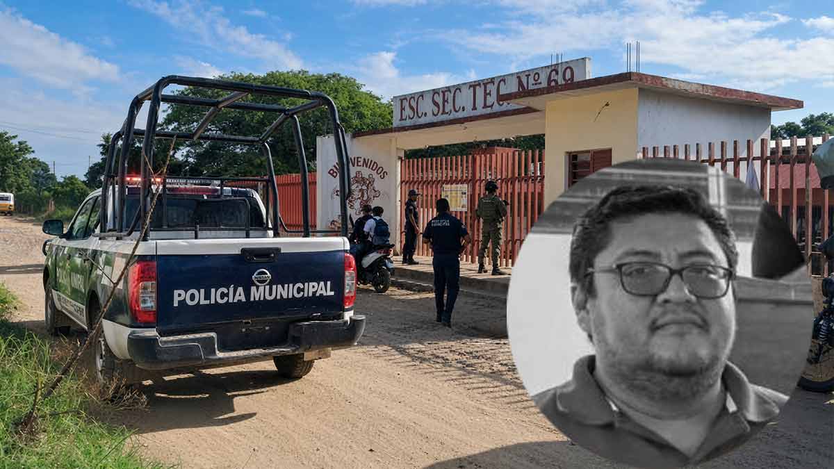 Asesinan a profesor durante ataque a balazos a escuela secundaria en Oaxaca