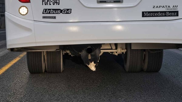 Descubren a adolescente viajando como polizón debajo de un autobús en Querétaro