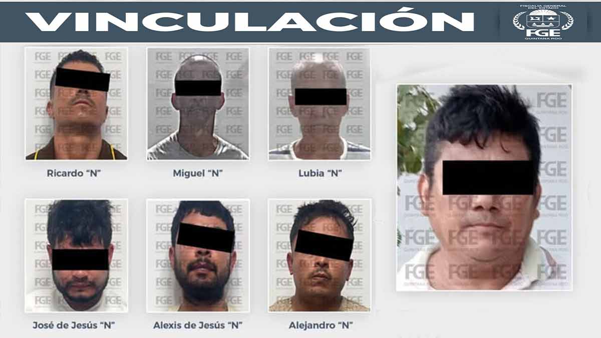 Vinculan a proceso a siete personas en Cancún por presunto narcomenudeo