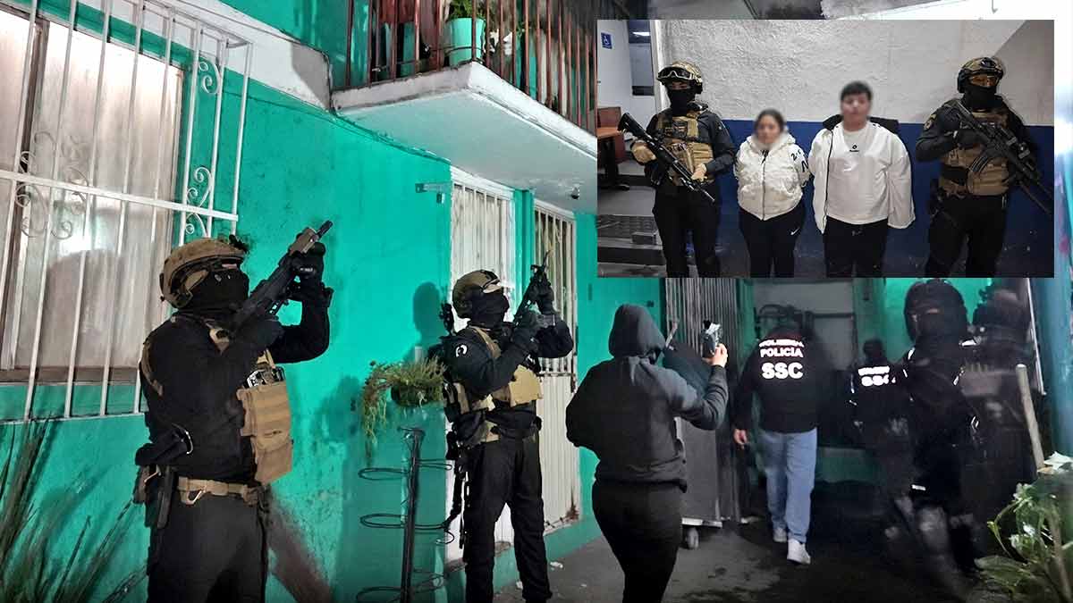 Cateo en la colonia Doctores deja tres detenidos y 666 bolsas con presunta droga