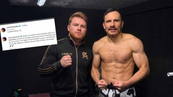 Omar Chávez reta al "Canelo" para su eventual despedida en el Estadio Azteca