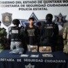 Detienen a hombre con presuntas drogas y un arma en la delegación Alfredo V. Bonfil
