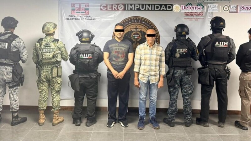 Detienen al presidente municipal y al exedil de Suchiapa, Chiapas