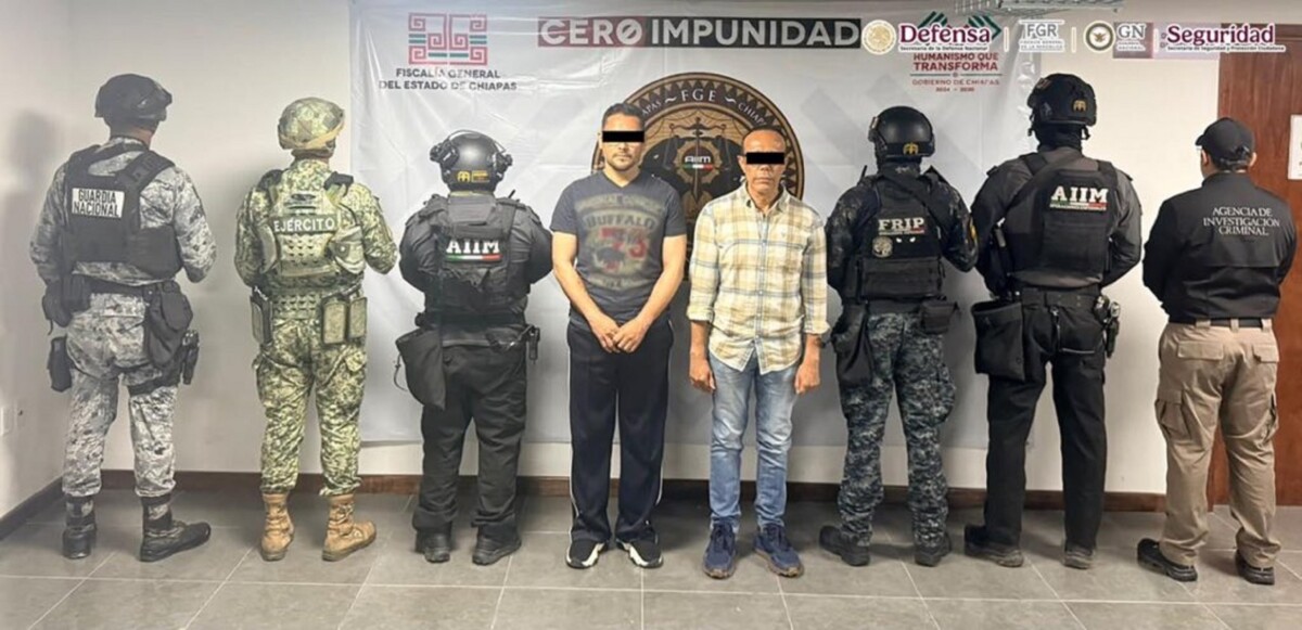Detienen al presidente municipal y al exedil de Suchiapa, Chiapas