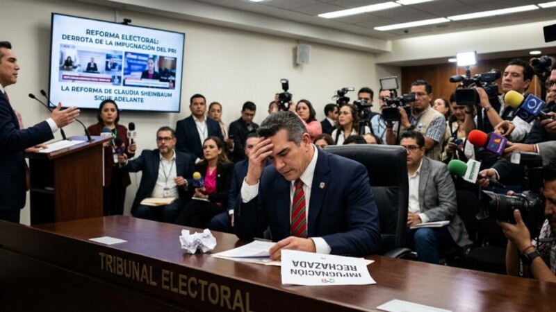Aplastan impugnación del PRI contra la reforma electoral