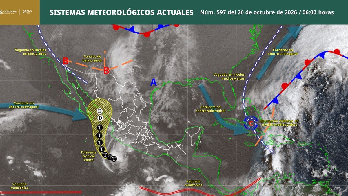 Pronóstico del clima en Quintana Roo para hoy lunes 26 de octubre 2026