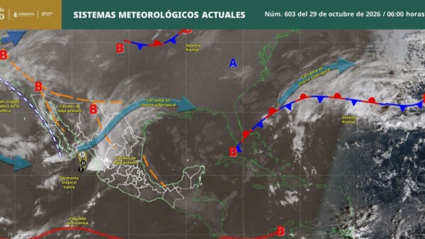 Pronóstico del clima en Quintana Roo para hoy jueves 29 de octubre 2026