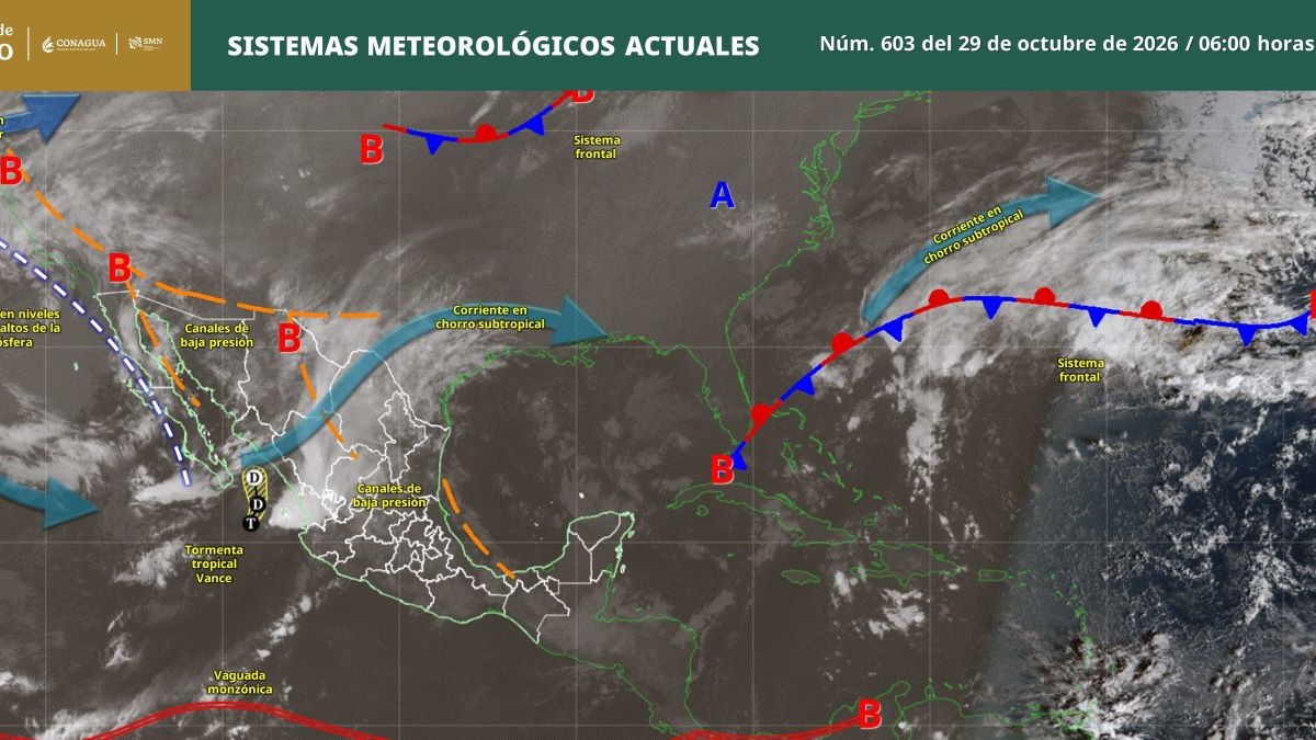 Pronóstico del clima en Quintana Roo para hoy jueves 29 de octubre 2026