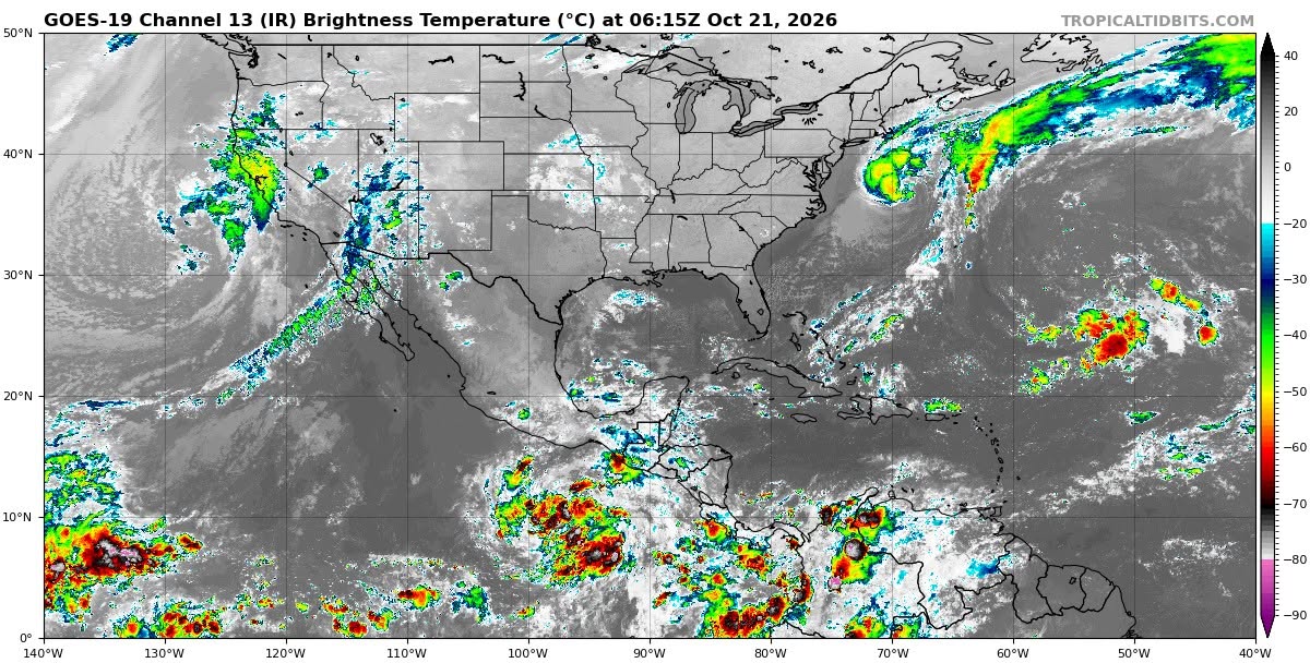 En el transcurso del día, cielo nublado. Por la mañana, ambiente templado. Durante la tarde ambiente cálido, con lluvias puntuales fuertes en Campeche (suroeste) y Quintana Roo (centro y sur). Se prevén intervalos de chubascos en Yucatán.
