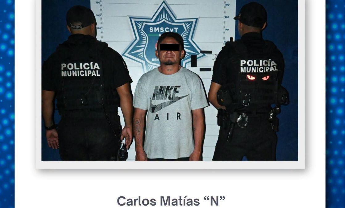 Detienen a motociclista por presunto cohecho en la Supermanzana 215 de Cancún