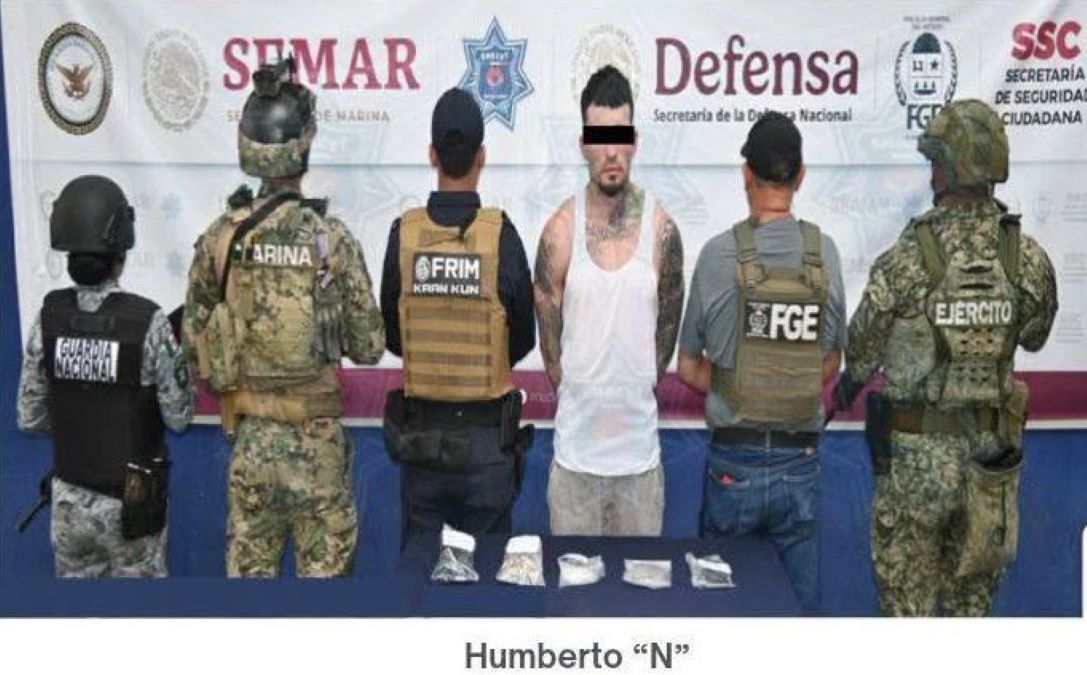 Capturan hombre con varias bolsas con enervantes en la Supermanzana 32 de Cancún