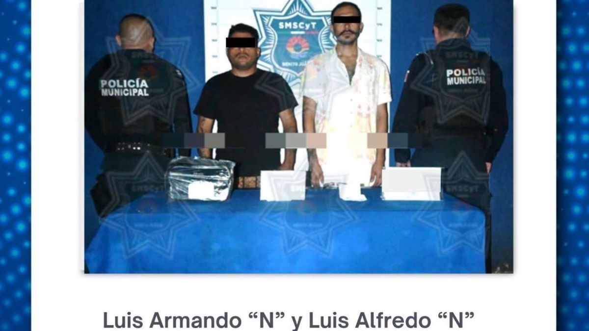 Detienen a dos hombres por presunto robo a casa habitación en Villas Otoch Paraíso en Cancún