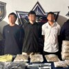 Capturan a tres hombres en Cancún con 253 bolsitas y ocho paquetes de presunto enervante