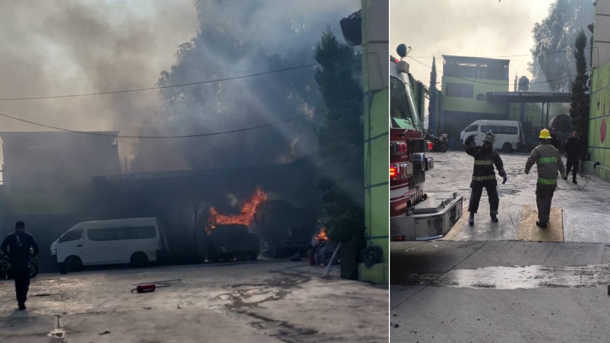 Explosión en gasera de Coacalco consume dos pipas y provoca evacuación de vecinos