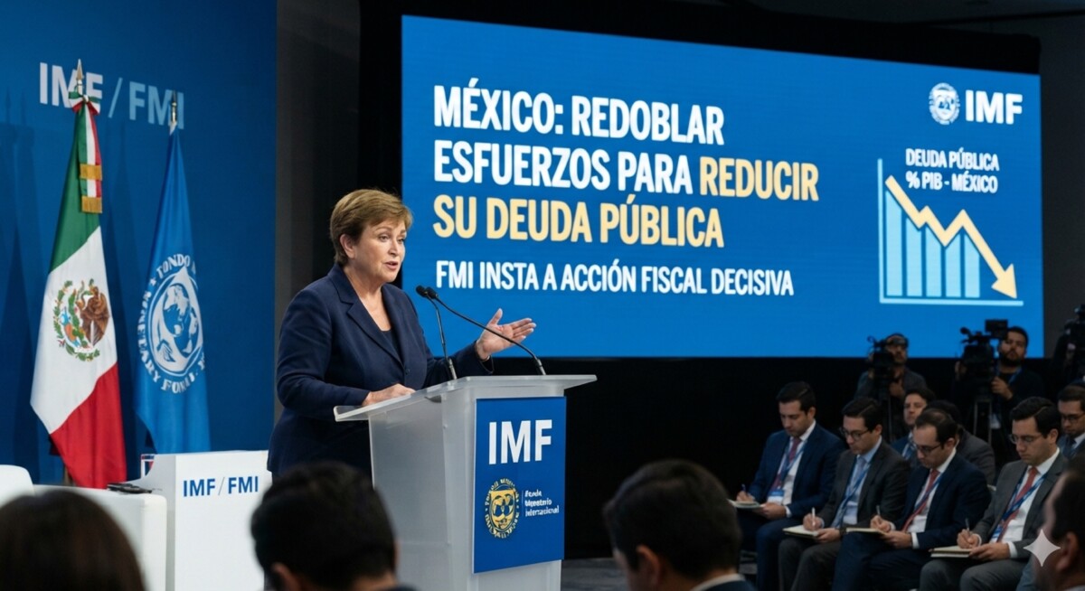 México debe redoblar esfuerzos para reducir su deuda: FMI