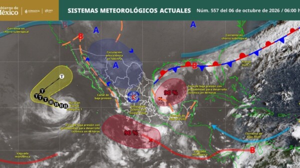 Pronóstico del clima en Quintana Roo para hoy martes 6 de octubre 2026