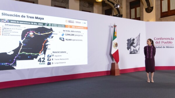 “Metas cumplidas con Mexicana, Mundo Maya, AIFA y Tren Maya”