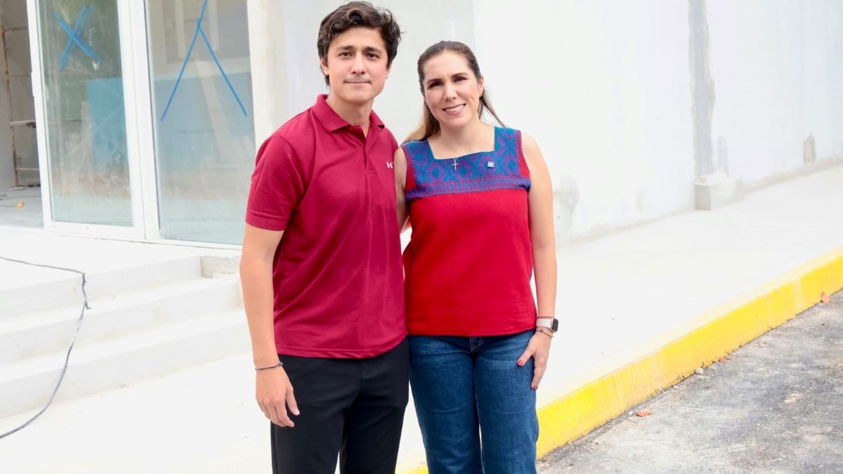 Atenea Gómez supervisa avances de la nueva Casa de la Cultura de Isla Mujeres