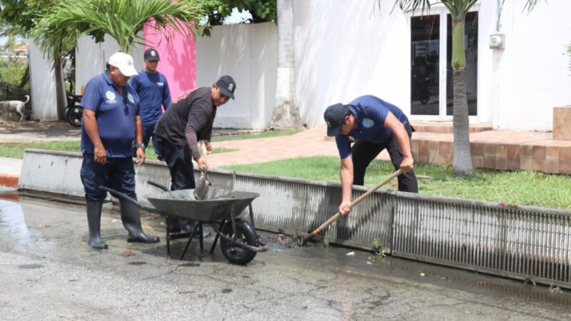 Gobierno de Isla Mujeres mantiene operativo permanente y acciones preventivas ante las lluvias