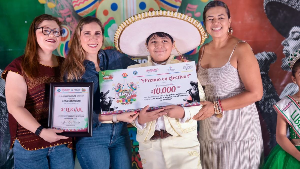 Tanit de María gana la gran final de “Cántale a México con el Corazón”. Ángel Amaya obtuvo el segundo lugar y el dueto Bardo y Karly el tercero, en una noche que celebró el talento isleño y la convivencia familiar.