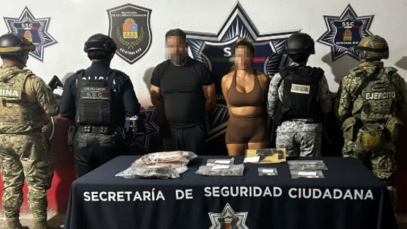 Detienen a sujeto señalado en redes por amenazar a automovilista; le aseguran presuntas drogas y arma de fuego