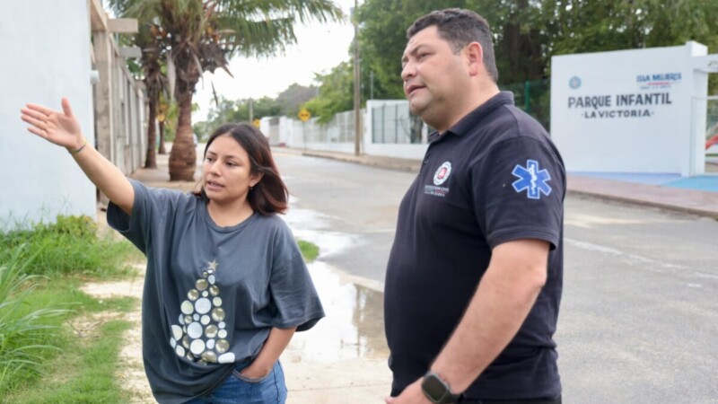 Gobierno de Isla Mujeres mantiene trabajos permanentes de prevención y atención ciudadana ante la temporada de lluvias
