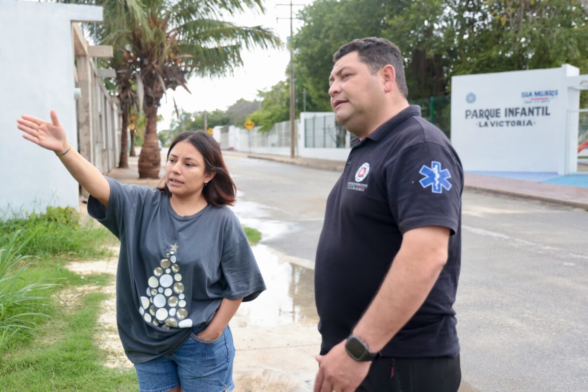 Gobierno de Isla Mujeres mantiene trabajos permanentes de prevención y atención ciudadana ante la temporada de lluvias