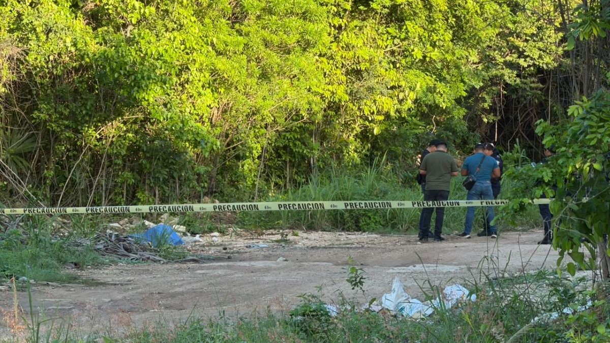 Hallan a un hombre sin vida en el mismo sitio donde encontraron a una mujer en la Supermanzana 201 de Cancún