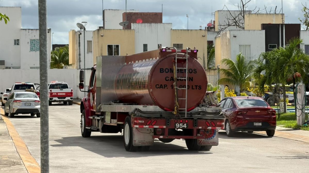 Incendio en vivienda de Vista Real II de Cancún deja una persona lesionada